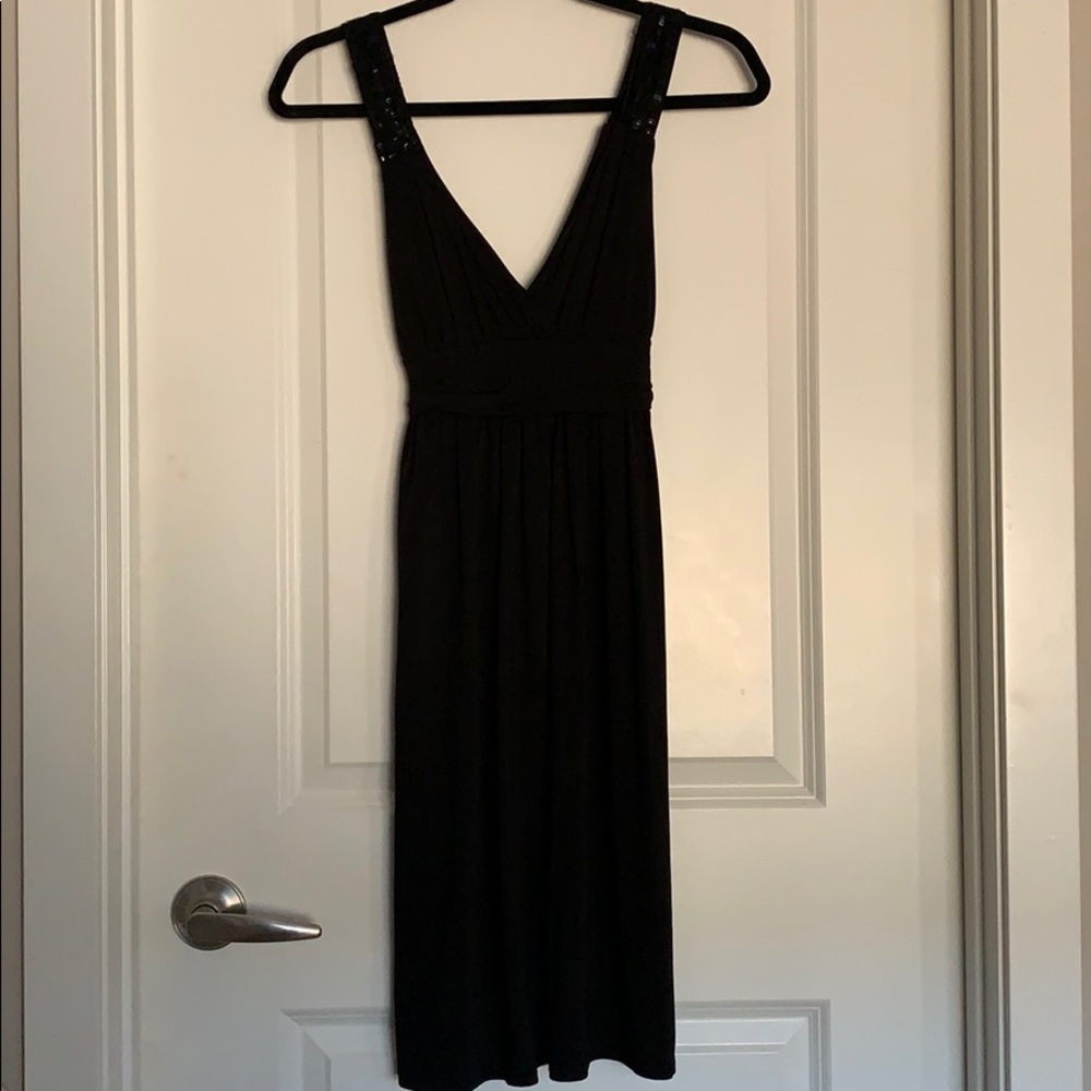 Sexy black cocktail dress